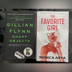 4 books for 10$ The Favorite Girl and Sharp Objects Book Set